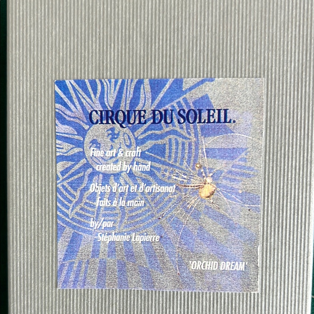 Stephanie Lapierre x Cirque du Soleil Necklace with Crystal Pendant, RARE - Picture 3 of 9